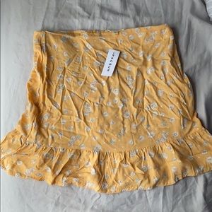 LA HEART ruffle hem mini skirt